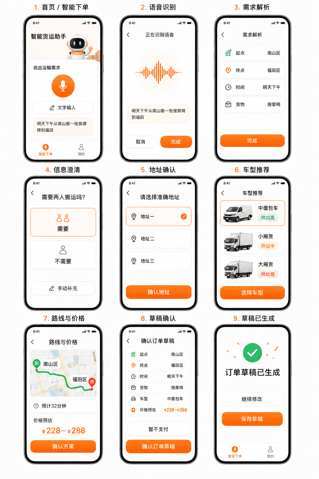 Conversational Freight Ordering Agent